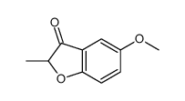 5-methoxy-2-methyl-1-benzofuran-3-one Structure