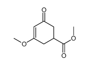 methyl 3-methoxy-5-oxocyclohex-3-ene-1-carboxylate结构式