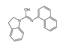 N-naphthalen-1-yl-2,3-dihydroindole-1-carboxamide Structure