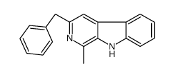 3-benzyl-1-methyl-9H-pyrido[3,4-b]indole Structure
