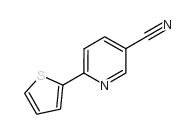 6-噻吩-2-基烟腈结构式