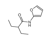 2-ethyl-N-(furan-2-yl)butanamide结构式