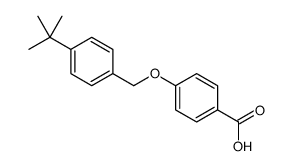 4-[(4-tert-butylphenyl)methoxy]benzoic acid结构式