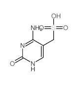 5-Pyrimidinemethanesulfonicacid, 4-amino-2,3-dihydro-2-oxo- Structure