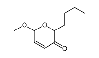 6-butyl-2-methoxy-2H-pyran-5-one Structure
