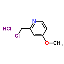2-(氯甲基)-4-甲氧基吡啶盐酸盐结构式