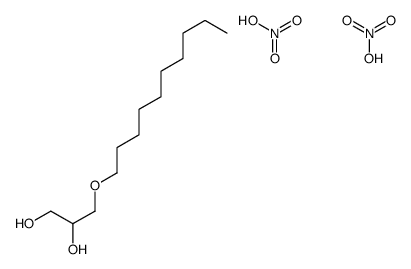 3-decoxypropane-1,2-diol,nitric acid结构式
