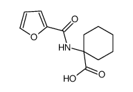 1-(furan-2-carbonylamino)cyclohexane-1-carboxylic acid结构式