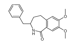Benzyl-3 dimethoxy-7,8 tetrahydro-2,3,4,5 1H benzazepine-2 one-1 Structure