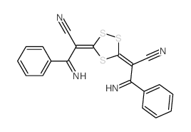 Benzenepropanenitrile, a,a'-1,2,4-trithiolane-3,5-diylidenebis[b-imino- (9CI) picture