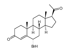 6-Bromoprogesterone结构式