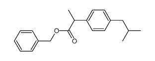 benzyl ester of ibuprofen Structure