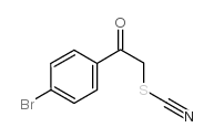 Thiocyanic acid,2-(4-bromophenyl)-2-oxoethyl ester Structure