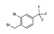 2-Bromo-4-(trifluoromethyl)benzyl bromide structure