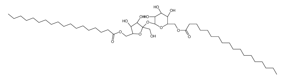 [(2R,3S,4S,5R,6R)-6-[(2S,3S,4S,5R)-3,4-dihydroxy-2-(hydroxymethyl)-5-(octadecanoyloxymethyl)oxolan-2-yl]oxy-3,4,5-trihydroxyoxan-2-yl]methyl octadecanoate Structure