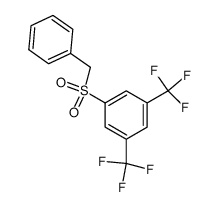 benzyl 3,5-bis(trifluoromethyl)phenyl sulfone结构式
