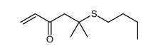 5-butylsulfanyl-5-methylhex-1-en-3-one Structure