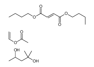 dibutyl (Z)-but-2-enedioate,ethenyl acetate,2-methylpentane-2,4-diol结构式