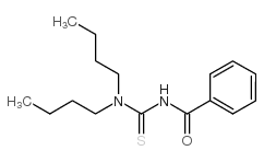 N-[(二丁基氨基)硫氧代甲基]-苯甲酰胺结构式