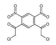 1,5-bis-chloroacetyl-2,4-dinitro-benzene Structure