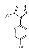 4-(5-甲基-1H-咪唑)苯酚结构式