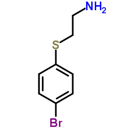 2-[(4-溴苯基)硫代]乙胺盐酸盐结构式