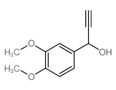 Benzenemethanol, a-ethynyl-3,4-dimethoxy-结构式