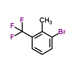 1-Bromo-2-methyl-3-(trifluoromethyl)benzene Structure