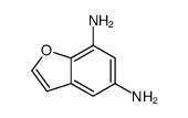 5,7-Benzofurandiamine(9CI)结构式