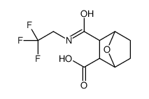 3-[(2,2,2-Trifluoroethyl)carbamoyl]-7-oxabicyclo[2.2.1]heptane-2-carboxylic acid Structure