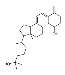 3-[2-[1-(6-hydroxy-6-methylheptan-2-yl)-7a-methyl-2,3,3a,5,6,7-hexahydro-1H-inden-4-ylidene]ethylidene]-4-methylidenecyclohexan-1-ol Structure