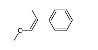 (E)-1-methoxy-2-(p-tolyl)propene结构式