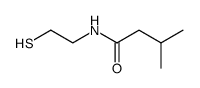 N-(2-mercaptoethyl)-3-methylbutanamide Structure