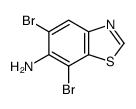 5,7-Dibromobenzo[d]thiazol-6-amine Structure