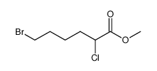 6-Brom-2-chlorhexansaeure-methylester Structure