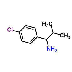 1-(4-Chlorophenyl)-2-methyl-1-propanamine Structure