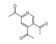 2,4,5-triacetylpyridine Structure