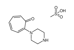 2-(piperazin-1-yl)cyclohepta-2,4,6-trien-1-one methanesulfonate Structure