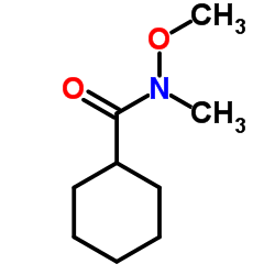 N-Methoxy-N-methylcyclohexanecarboxamide structure