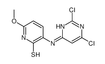 3-[(2,6-dichloropyrimidin-4-yl)amino]-6-methoxy-1H-pyridine-2-thione Structure