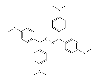 bis-(4,4'-bis-dimethylamino-benzhydryl)-disulfide结构式