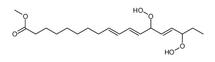 methyl 13,16-dihydroperoxyoctadeca-9,11,14-trienoate结构式