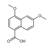 4,6-dimethoxynaphthalene-1-carboxylic acid Structure