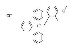 (3-methoxy-2-methylphenyl)methyl-triphenylphosphanium,chloride Structure