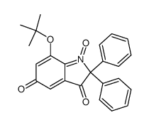 7-(tert-butoxy)-3,5-dioxo-2,2-diphenyl-3,5-dihydro-2H-indole 1-oxide结构式