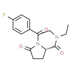(S)-N,N-diethyl-1-(4-fluorobenzoyl)-5-oxopyrrolidine-2-carboxamide picture