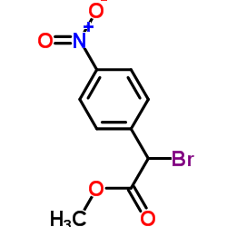 Methyl bromo(4-nitrophenyl)acetate Structure