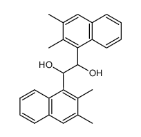 1,2-bis-(2,3-dimethyl-naphthyl-(1))-ethanediol-(1,2)结构式