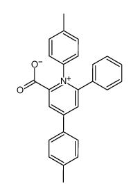 1,4-Bis(4-methylphenyl)-2-phenylpyridinium-2-carboxylate结构式