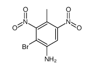 2-bromo-4-methyl-3,5-dinitro-aniline Structure
